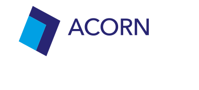 ACORN Logo with tagline-white